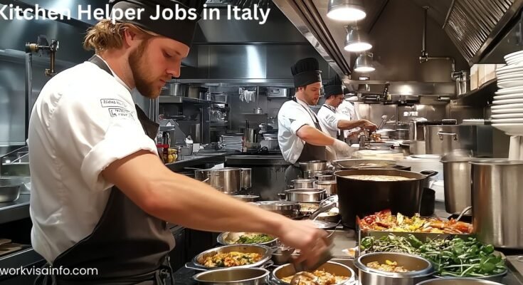 Kitchen Helper Jobs in Italy
