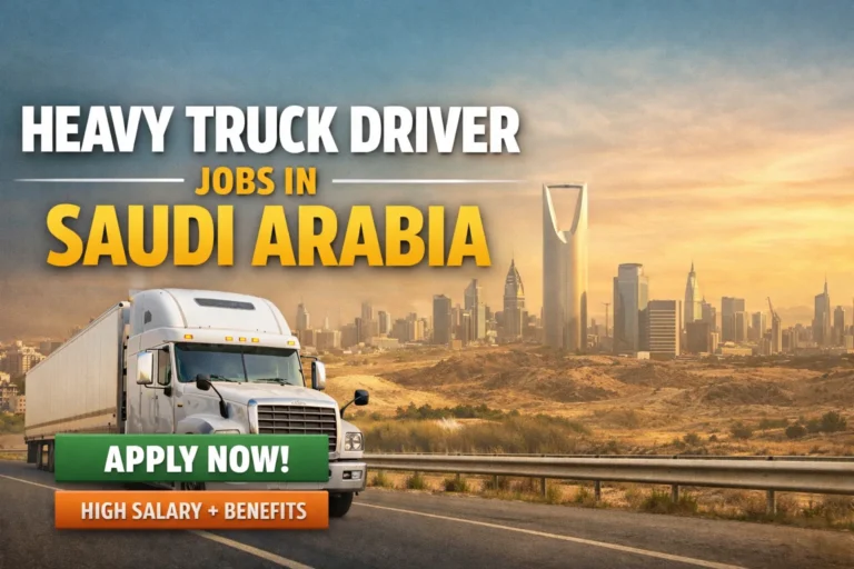 Heavy Truck Driver Jobs in Saudi Arabia