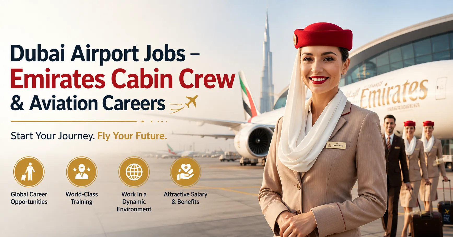Dubai Airport Jobs – Emirates Cabin Crew & Aviation Careers